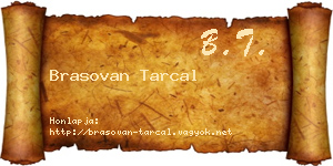 Brasovan Tarcal névjegykártya